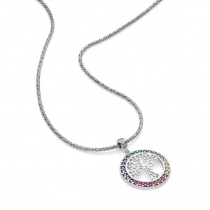 Collana in Argento con zirconi